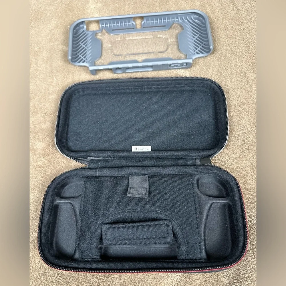 Nintendo Switch Lite Carrying Case Hard Shell Protective Travel Storage Preowned